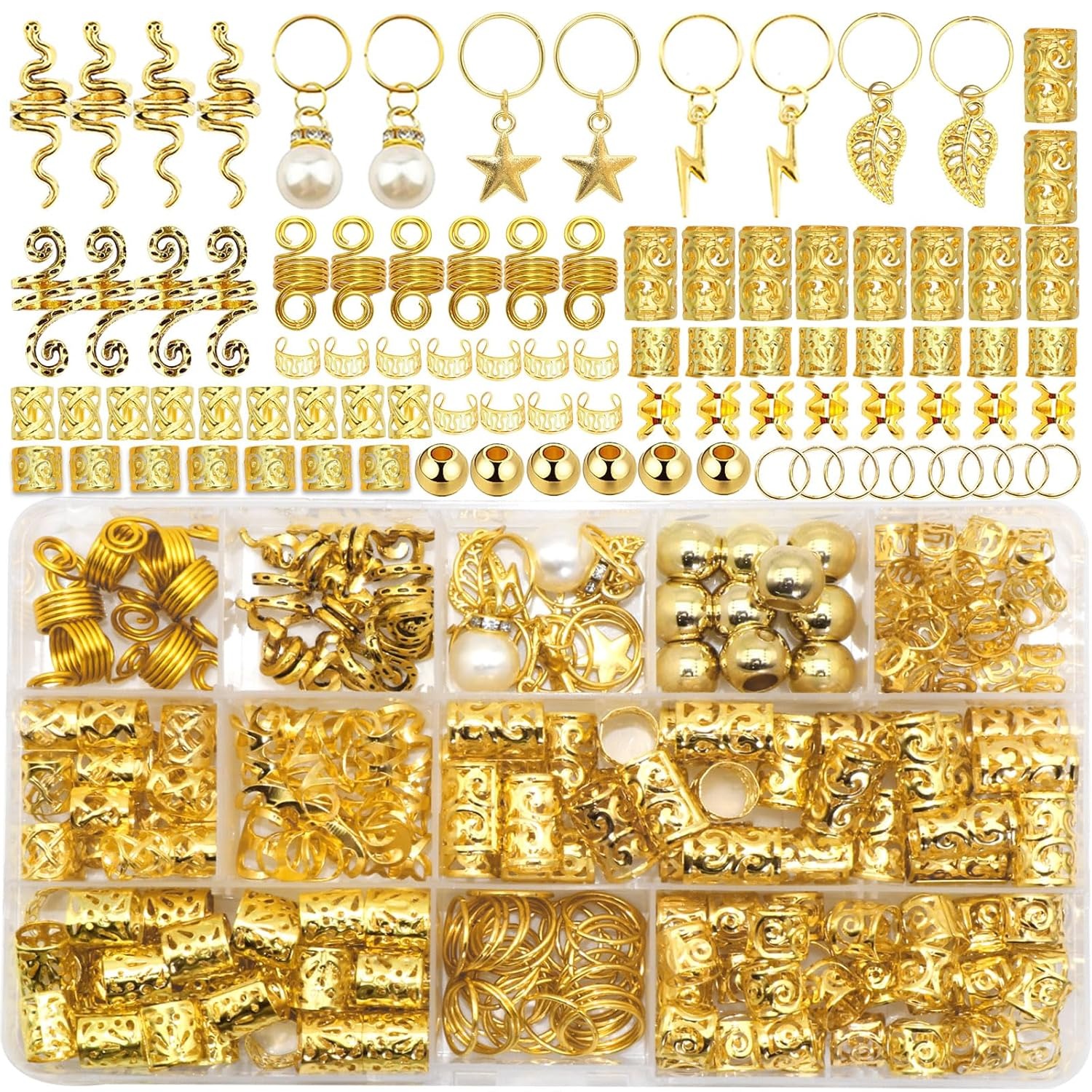 Ethnic Fashion Jewellery - 220pcs Hair Accessories, Women's Hair Jewelry,
