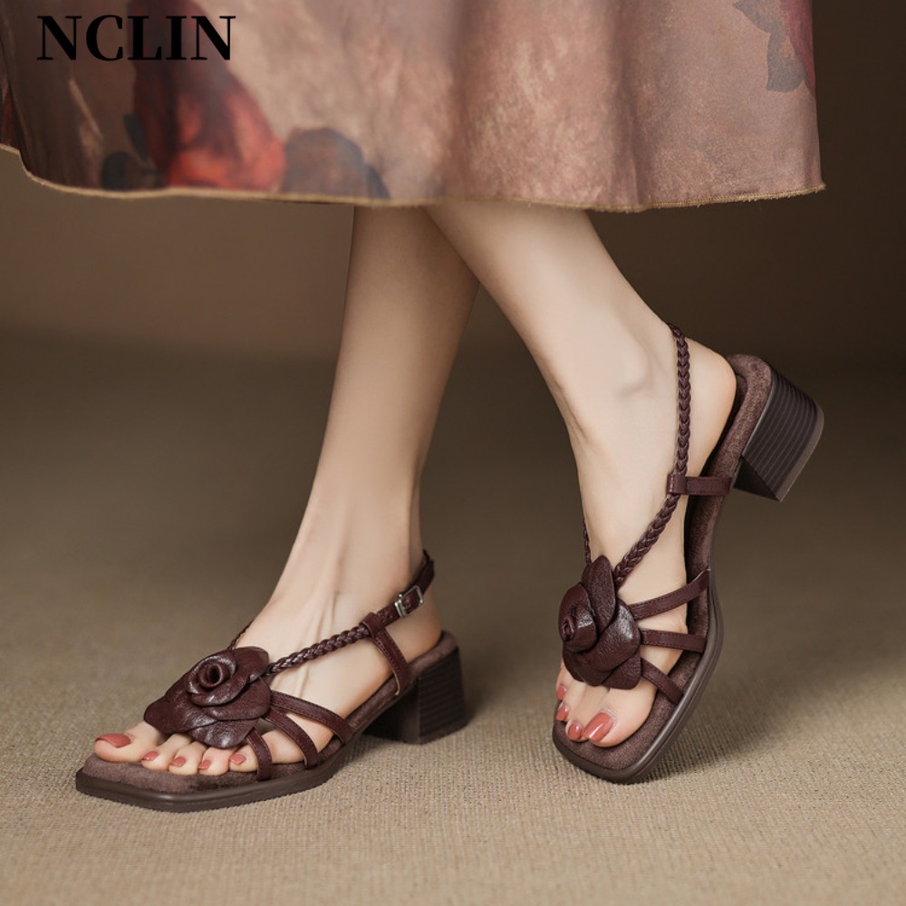 Ethnic Fashion In - 2026 New Handmade Flower Woven Strap