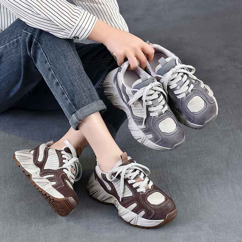 4.5cm Air Mesh Suede Genuine L - đánh giá và giá Ethnic Fashion In