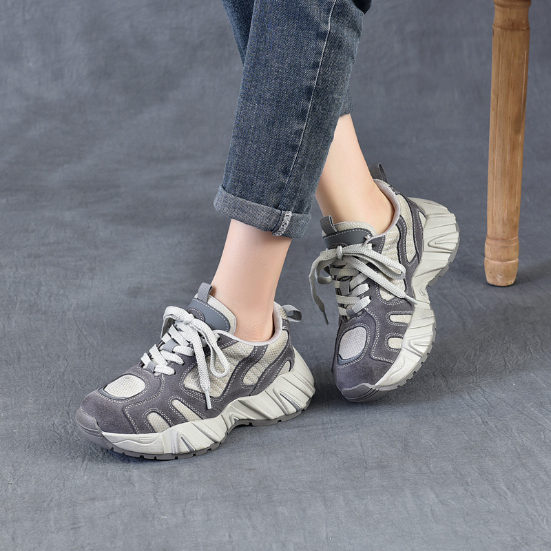 4.5cm Air Mesh Suede Genuine L - đánh giá và giá Ethnic Fashion In