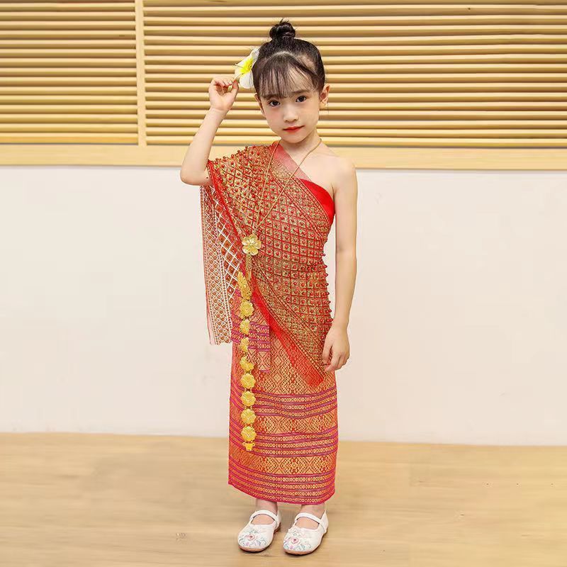 5pcs Women Thailand Myanmar wo - đánh giá và giá Ethnic Style
