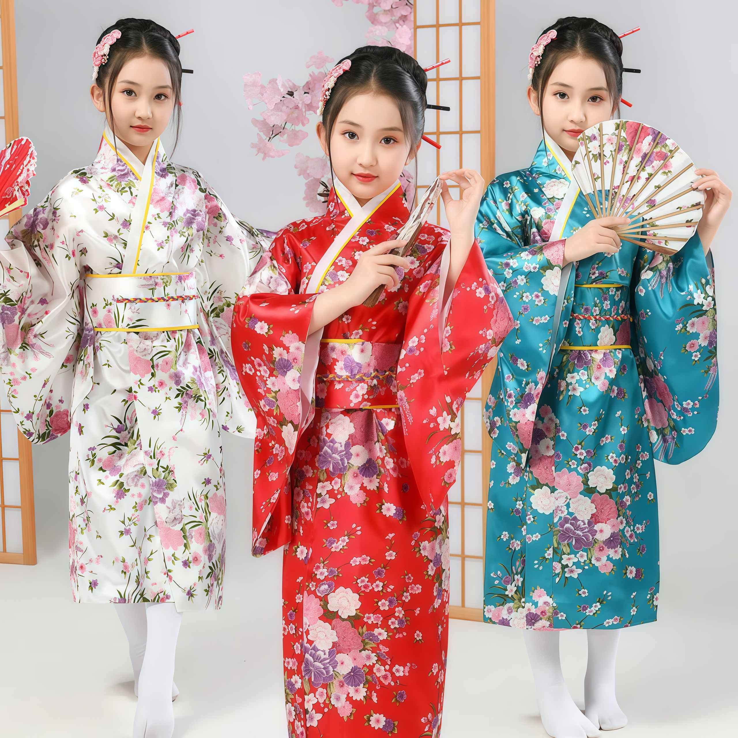Kids Japanese Kimono Bathrobe  - đánh giá và giá Haori Japanese Jacket