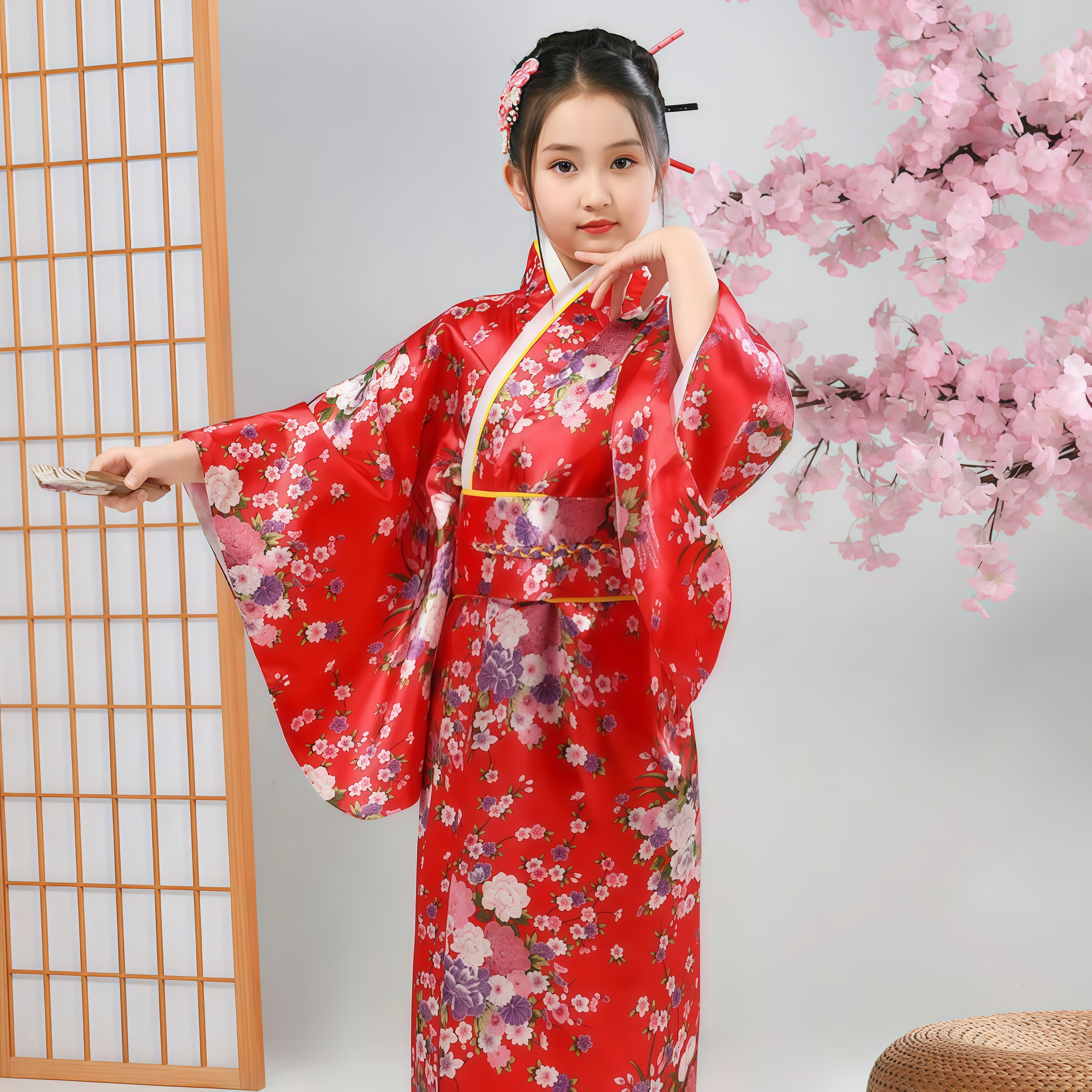 Kids Japanese Kimono Bathrobe  - đánh giá và giá Haori Japanese Jacket