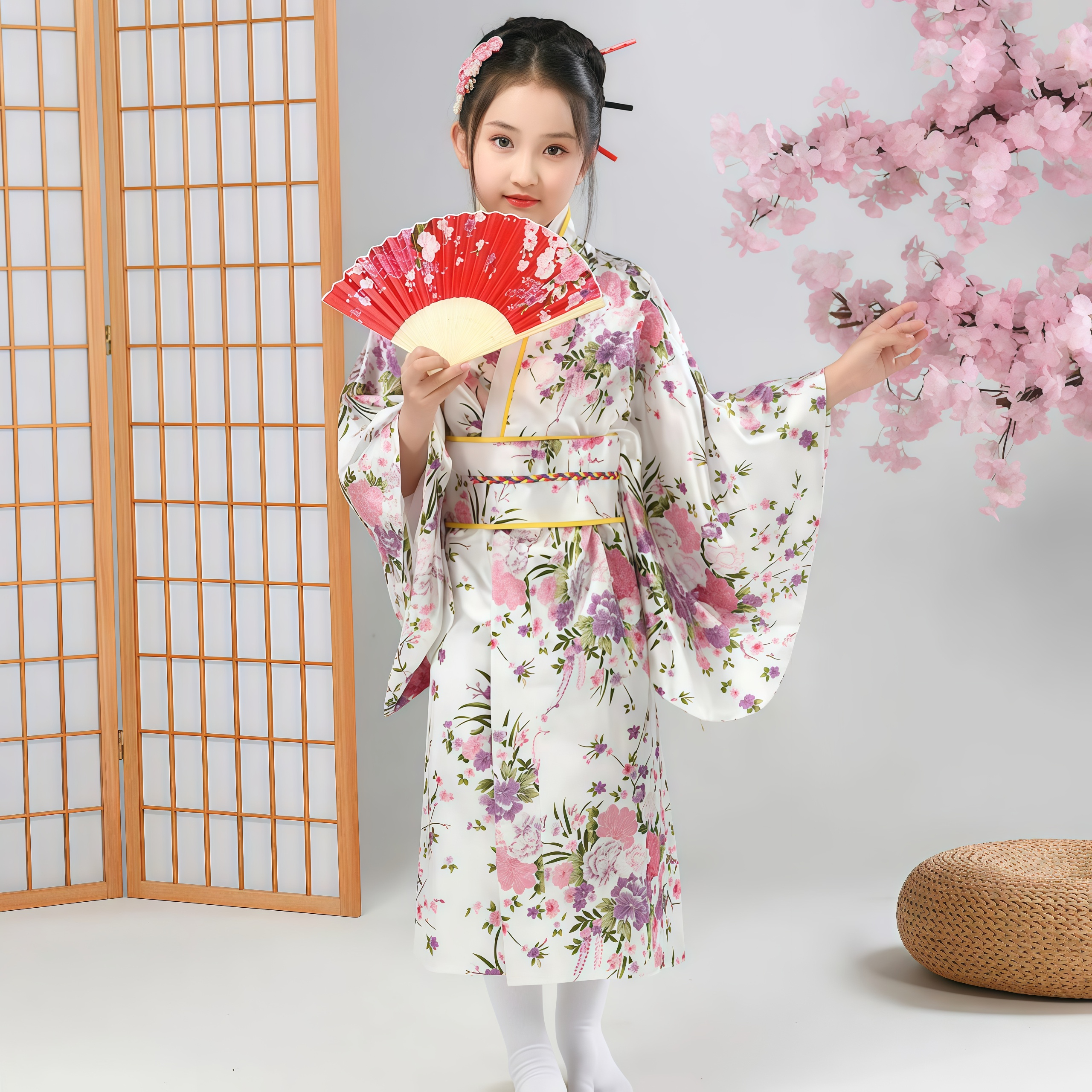 Kids Japanese Kimono Bathrobe  - đánh giá và giá Haori Japanese Jacket