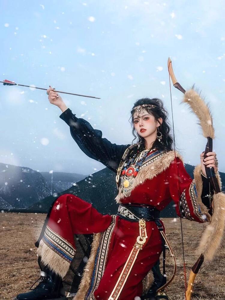 New Tibetan robe Tibet brigade - đánh giá và giá Ethnic Style