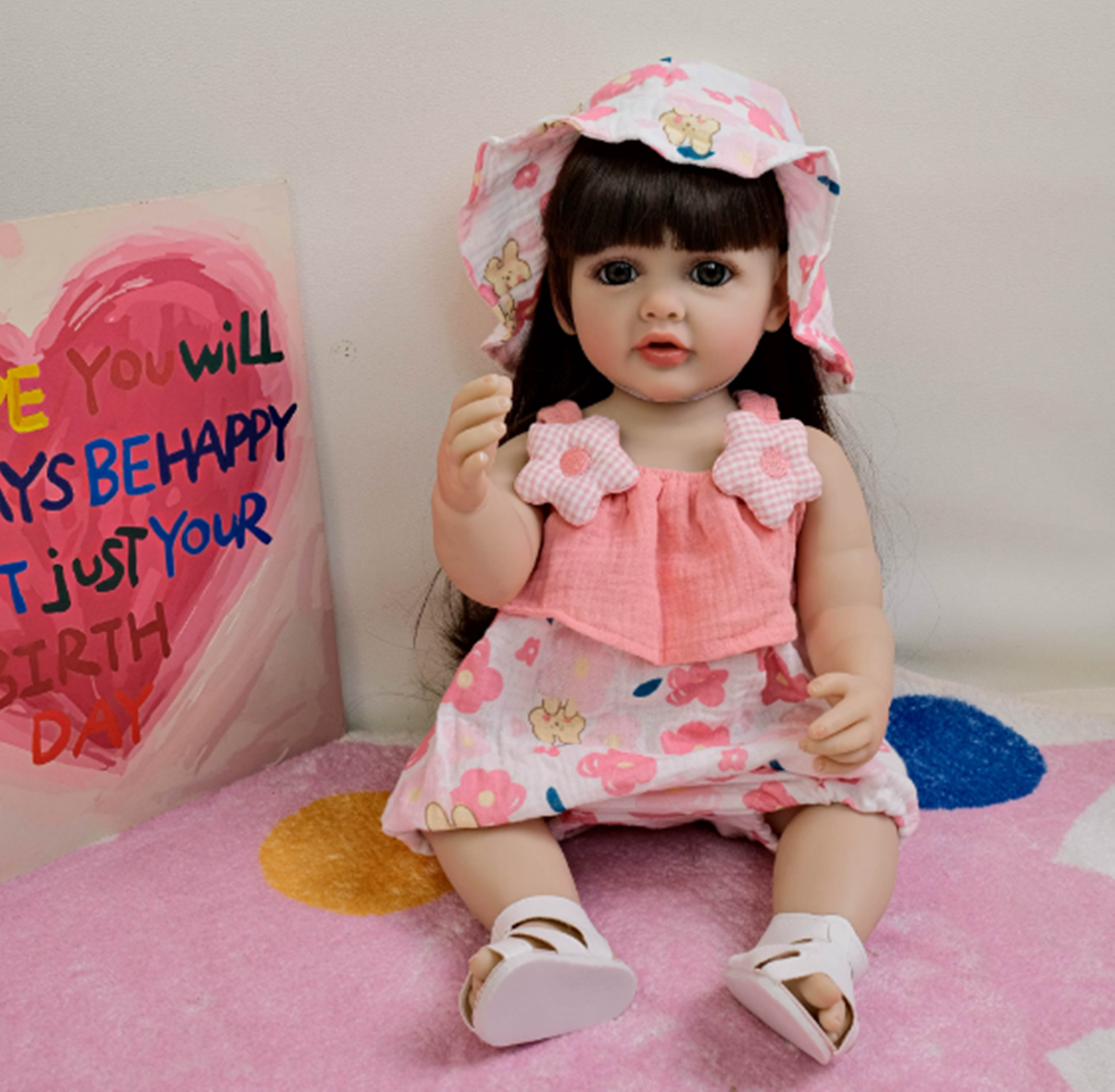 55 cm Long Hair Reborn Baby Gi - đánh giá và giá Kids Ethnic Fashion
