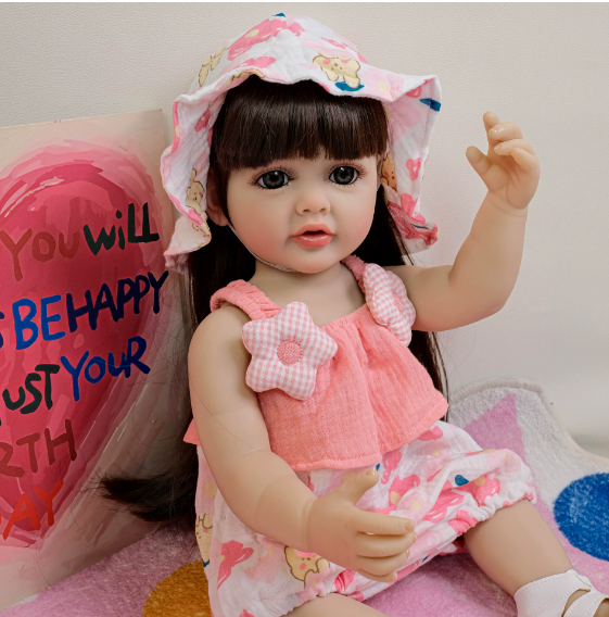 55 cm Long Hair Reborn Baby Gi - đánh giá và giá Kids Ethnic Fashion