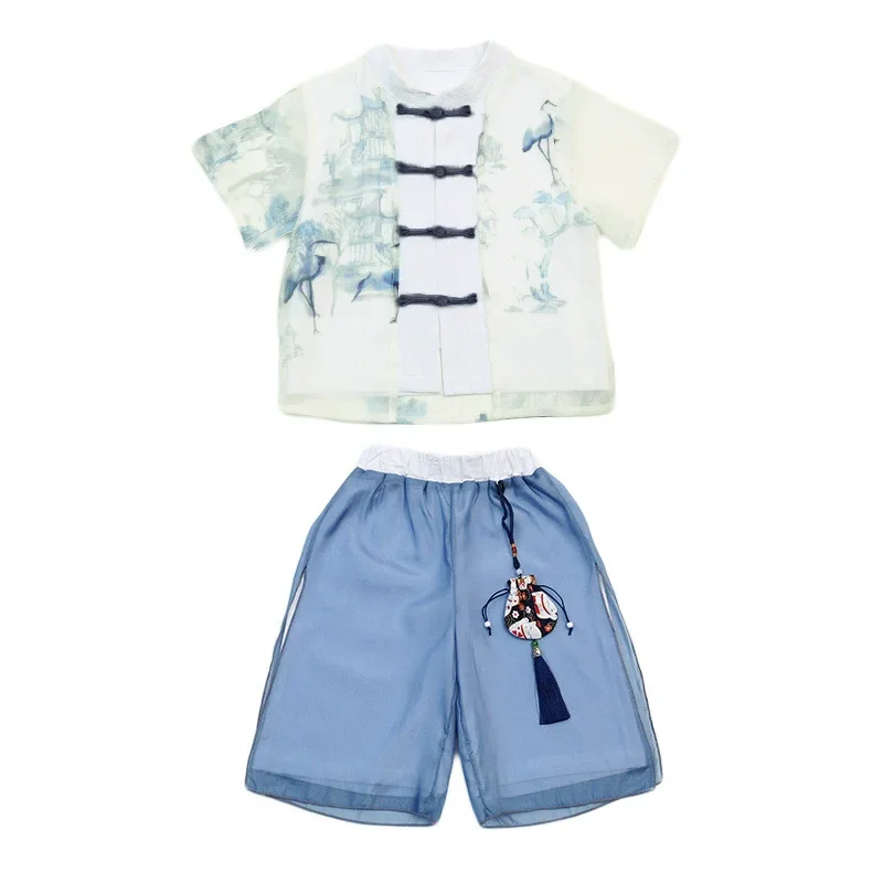 Summer Chinese Style Set Girls - đánh giá và giá Kids Ethnic Fashion