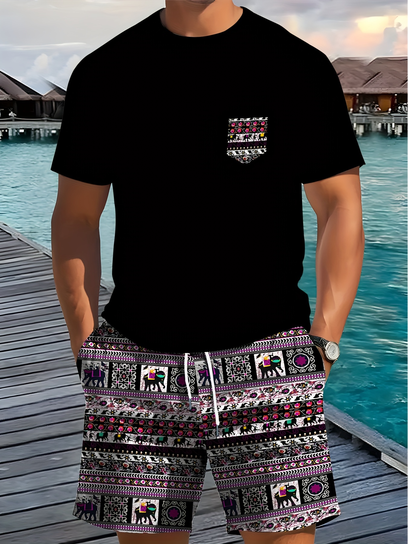 2026 Summer New Men's Short-Sl - đánh giá và giá Ethnic Style
