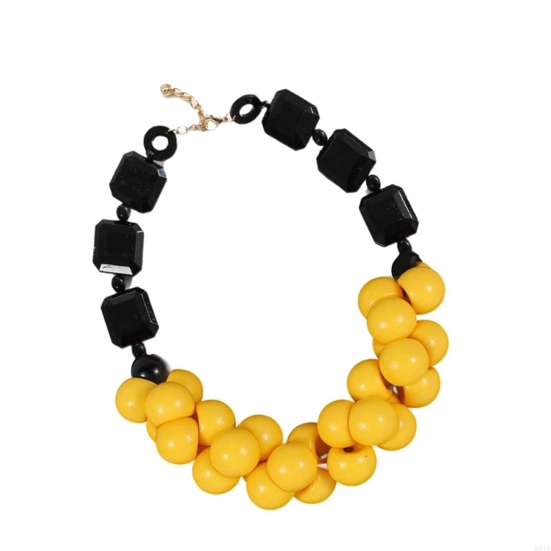  Layer Resin Beads Necklace Ha - đánh giá và giá Ethnic Fashion Wear For Women