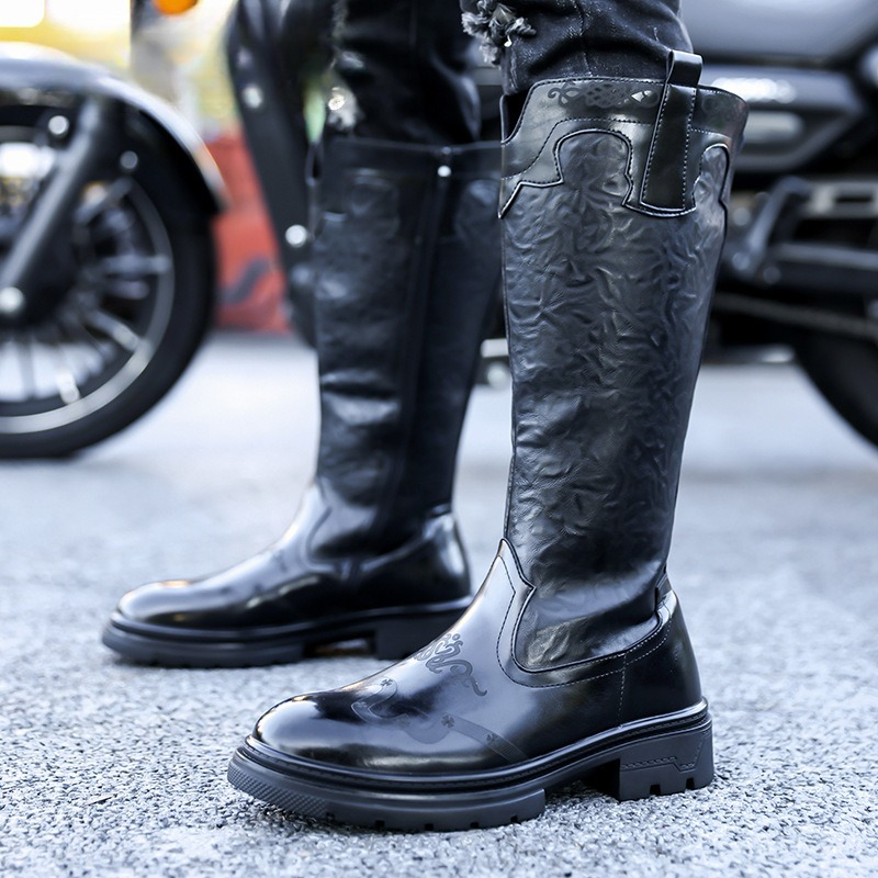Men's Mid-calf Boots High Qual - đánh giá và giá Ethnic Fashion In