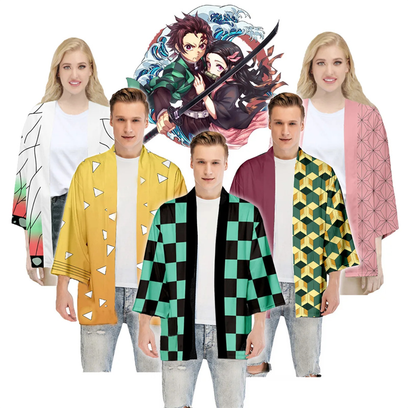 Kimetsu No Yaiba Nezuko Tanjir - đánh giá và giá Haori Japanese Jacket