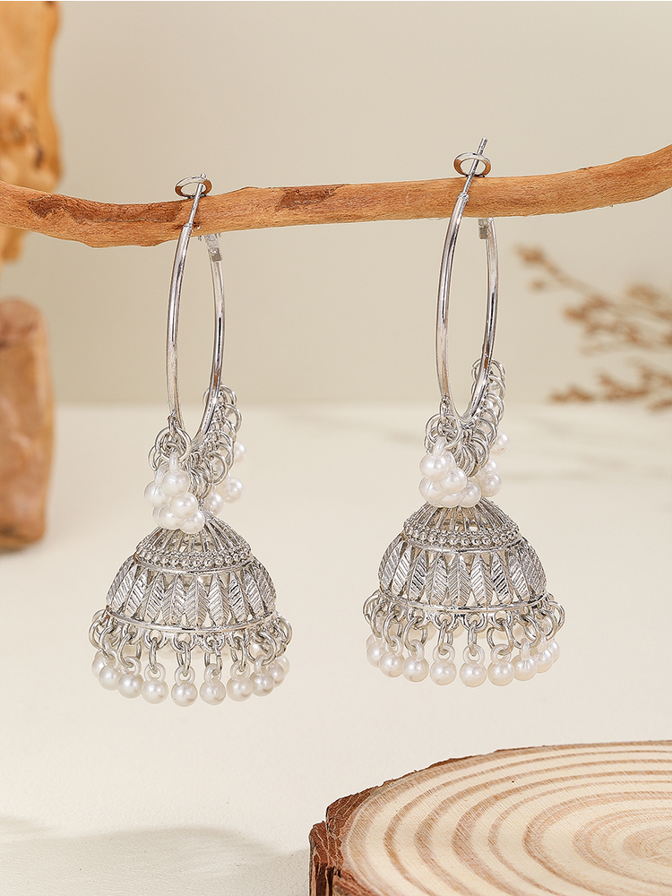 1 Pair of Fashionable Hoop Ear - đánh giá và giá Ethnic Fashion Wear For Women
