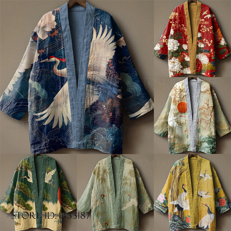 Plus Size 3XL 4XL Men's Kimono - đánh giá và giá Haori Japanese Jacket
