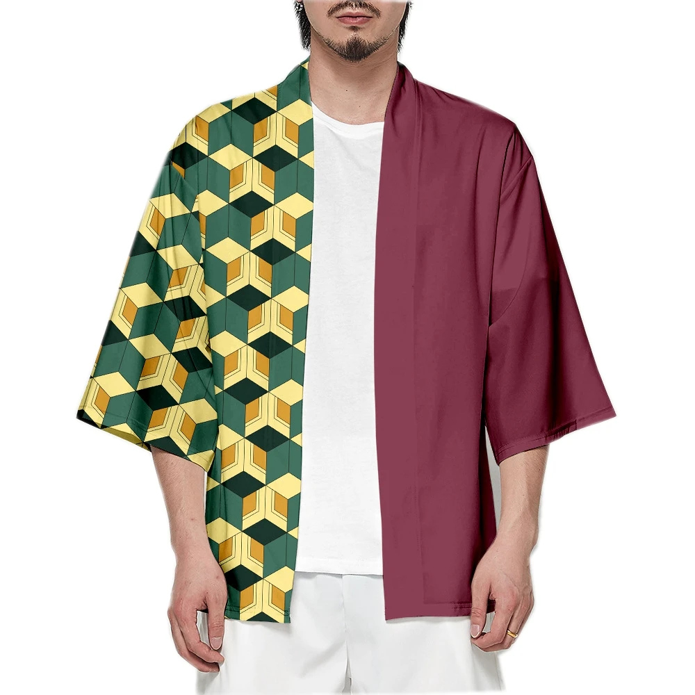 Men Japanese Anime Samurai Tan - đánh giá và giá Haori Japanese Jacket